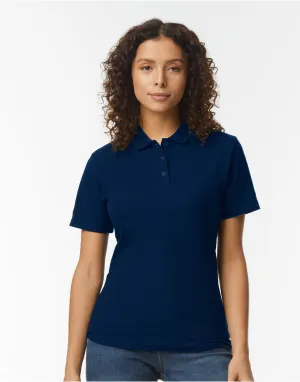 64800L Gildan S/style Ladies Double Pique Polo