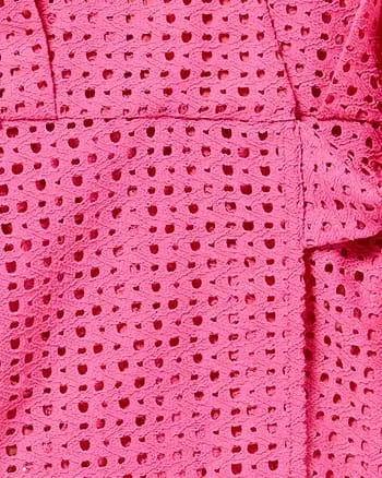 AQUALACE™ EASY WRAP DRESS | Ultra Pink Dot Lace