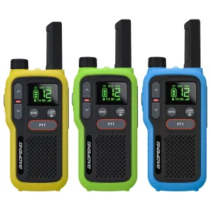 Baofeng GT-18 FRS/PMR Radio | License-free | USB Charging | Dual PTT | VOX | Flashlight