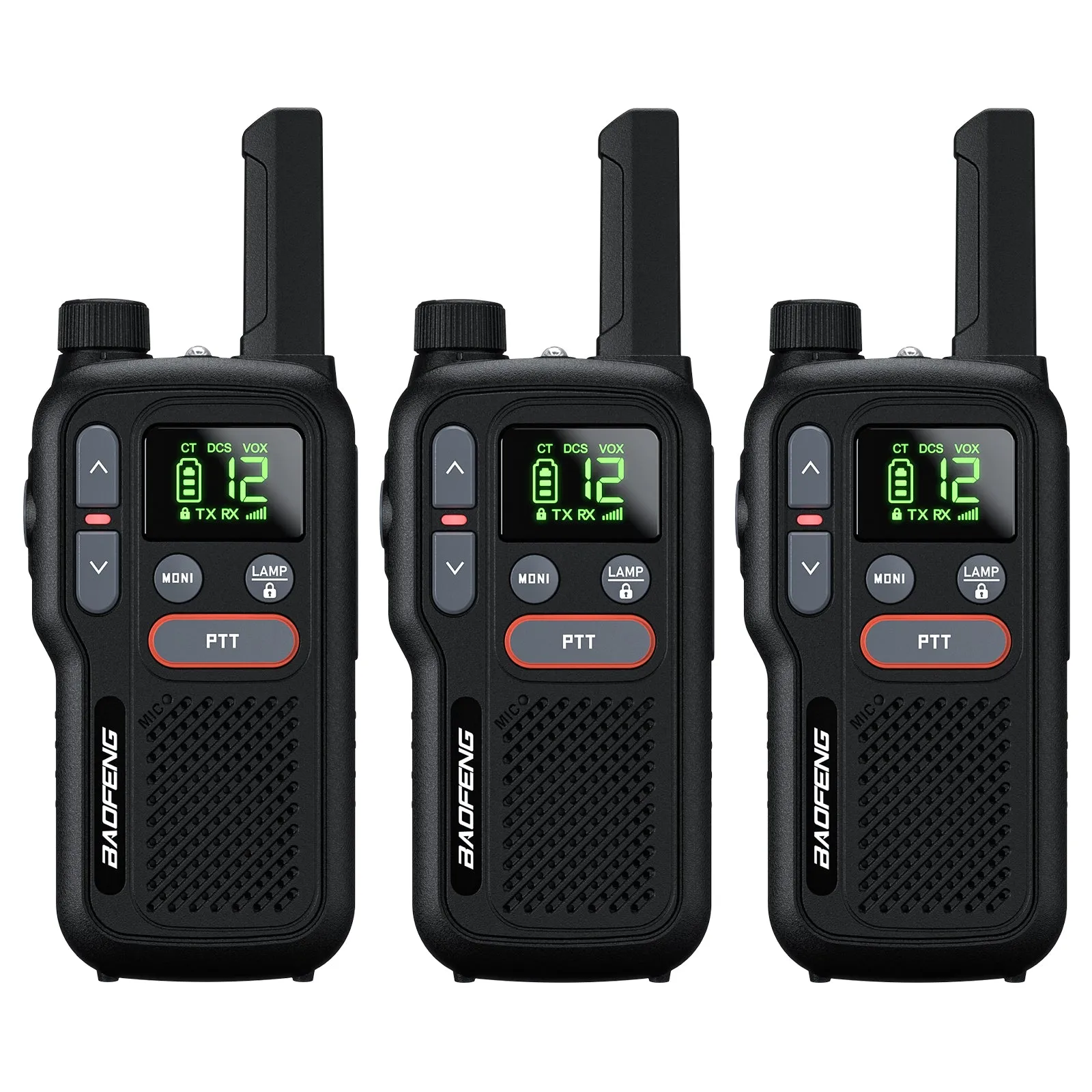 Baofeng GT-18 FRS/PMR Radio | License-free | USB Charging | Dual PTT | VOX | Flashlight