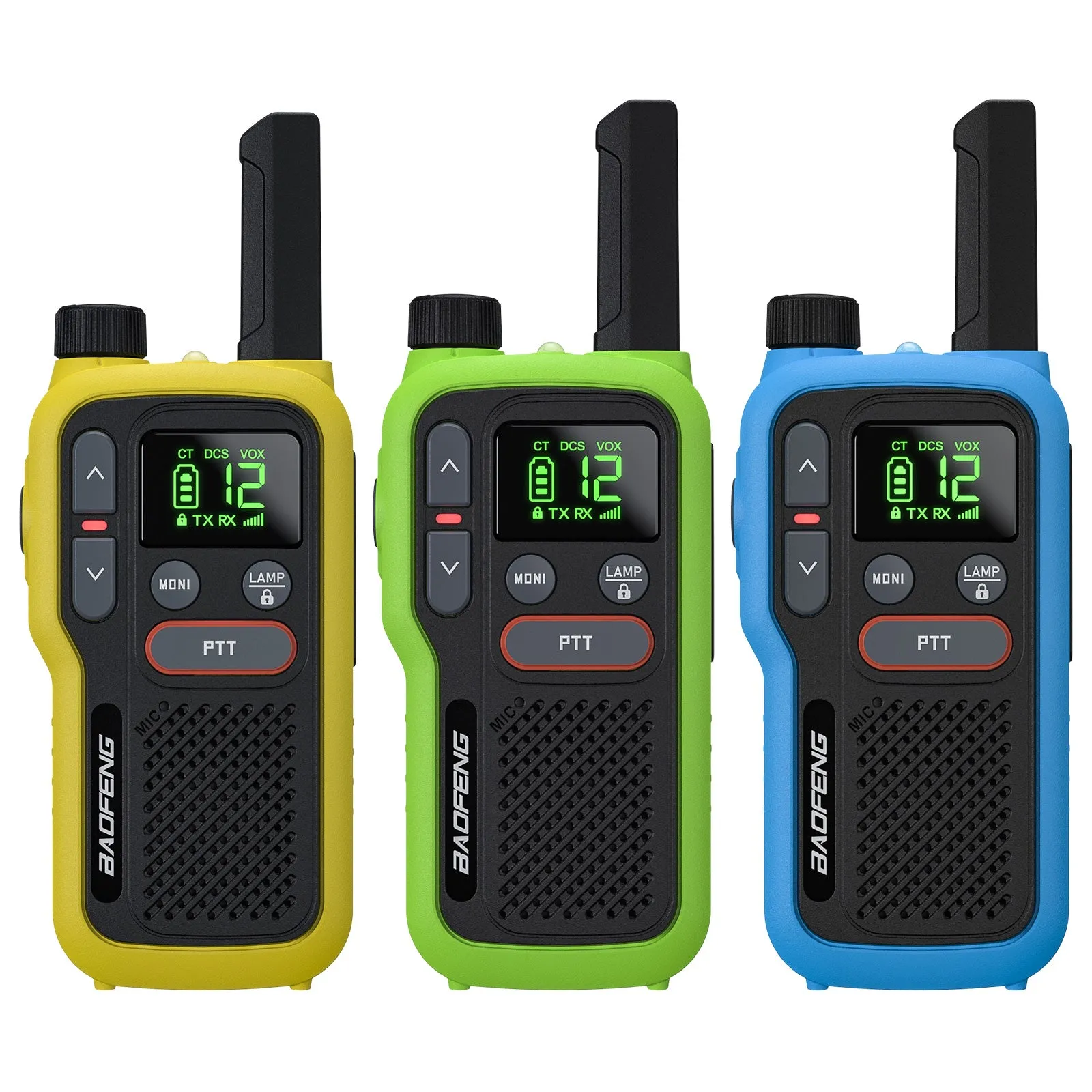 Baofeng GT-18 FRS/PMR Radio | License-free | USB Charging | Dual PTT | VOX | Flashlight