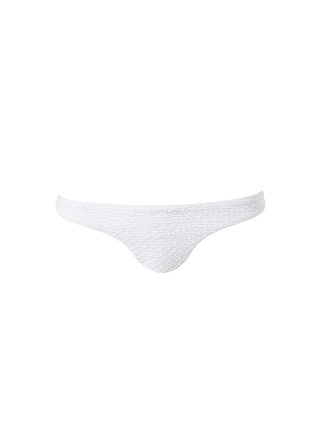 Barcelona White Waves Bikini Bottom