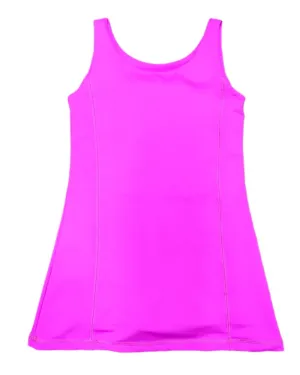 Be Elizabeth by James & Lottie Girls Athleisure Tennis Dress - Fuchsia Hot Pink