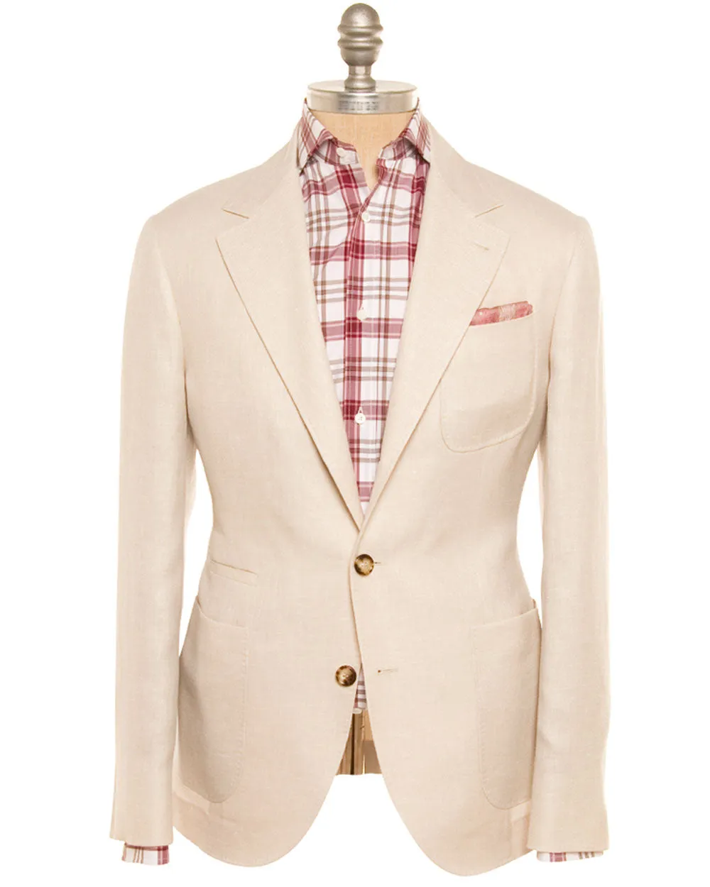 Beige Linen Blend Sportcoat