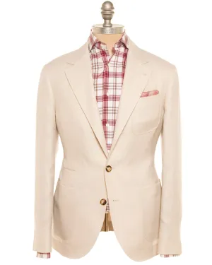 Beige Linen Blend Sportcoat