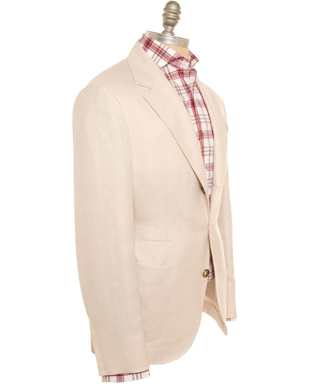 Beige Linen Blend Sportcoat