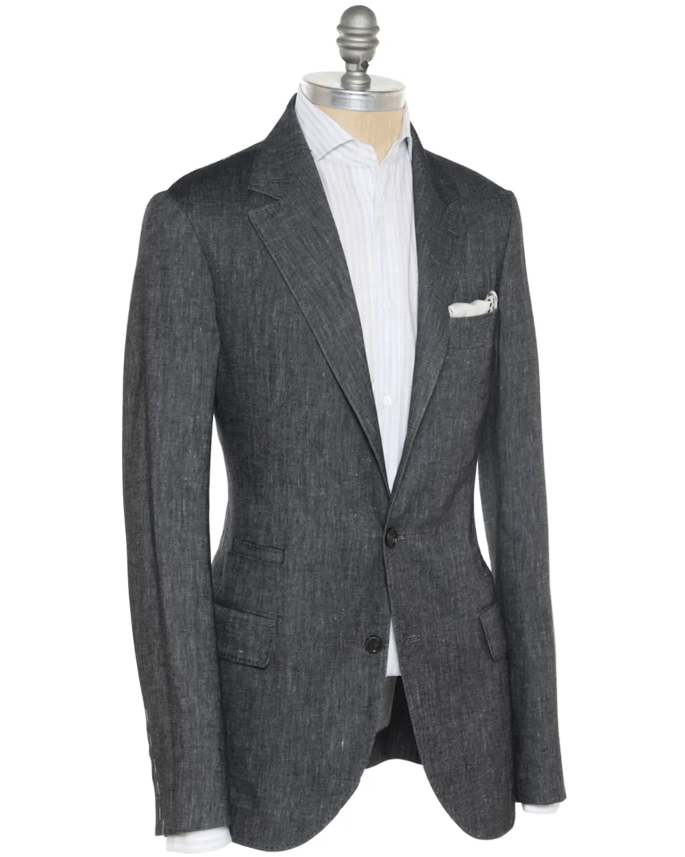 Black Linen Blend Sportcoat