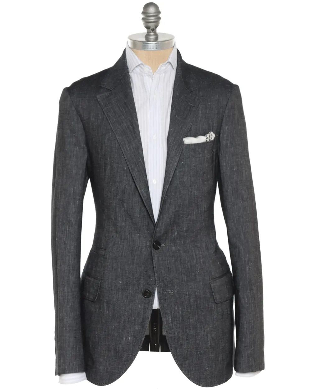 Black Linen Blend Sportcoat