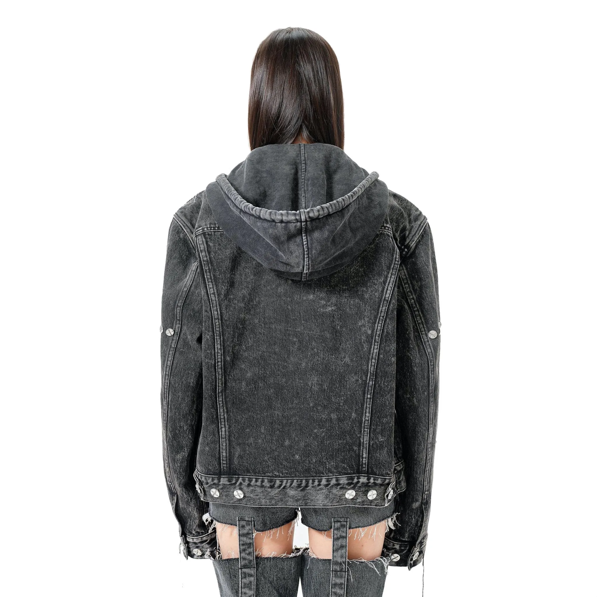 Black Stray Denim Jacket