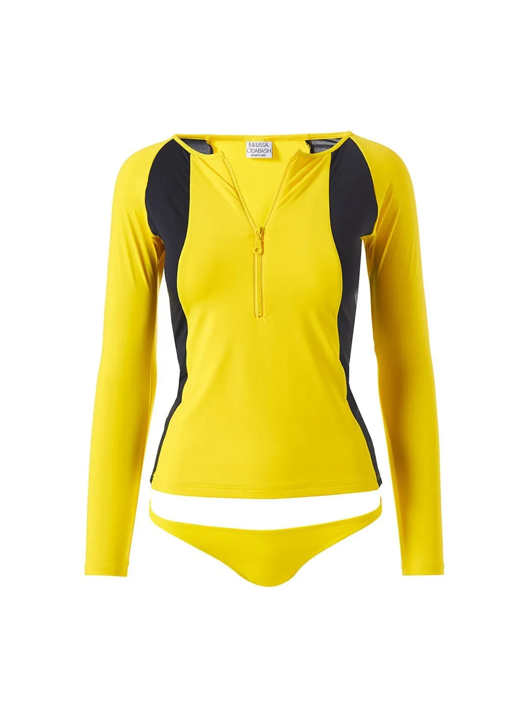 Bondi Yellow/Black Eco Bikini Bottom