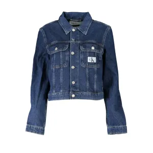 Calvin Klein Blue Cotton Jackets & Coat