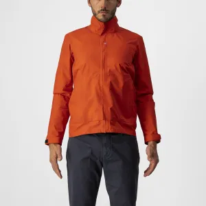 Castelli Mens Commuter Reflex Cycling Jacket - Fiery Red