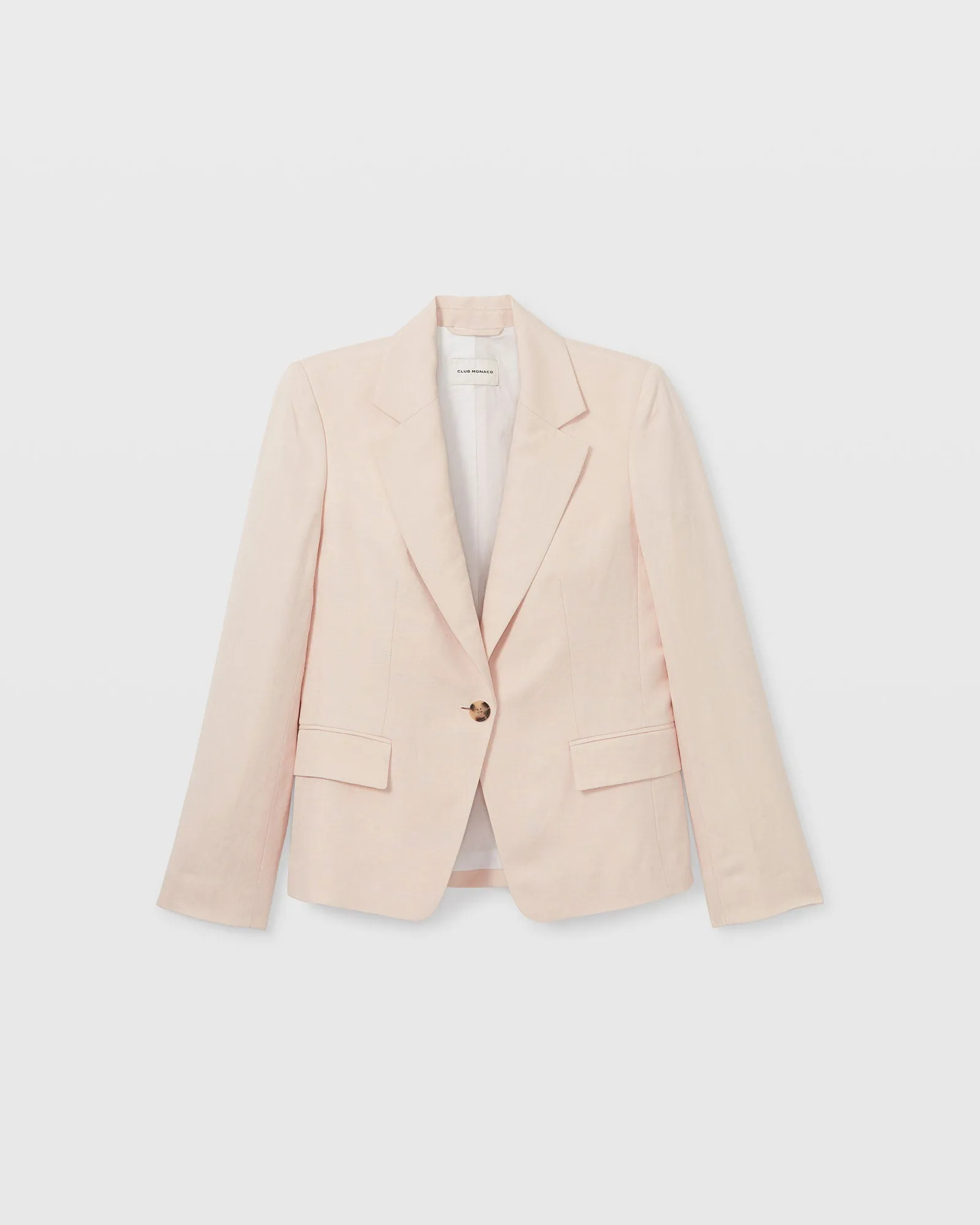 Classic Linen Blend Blazer