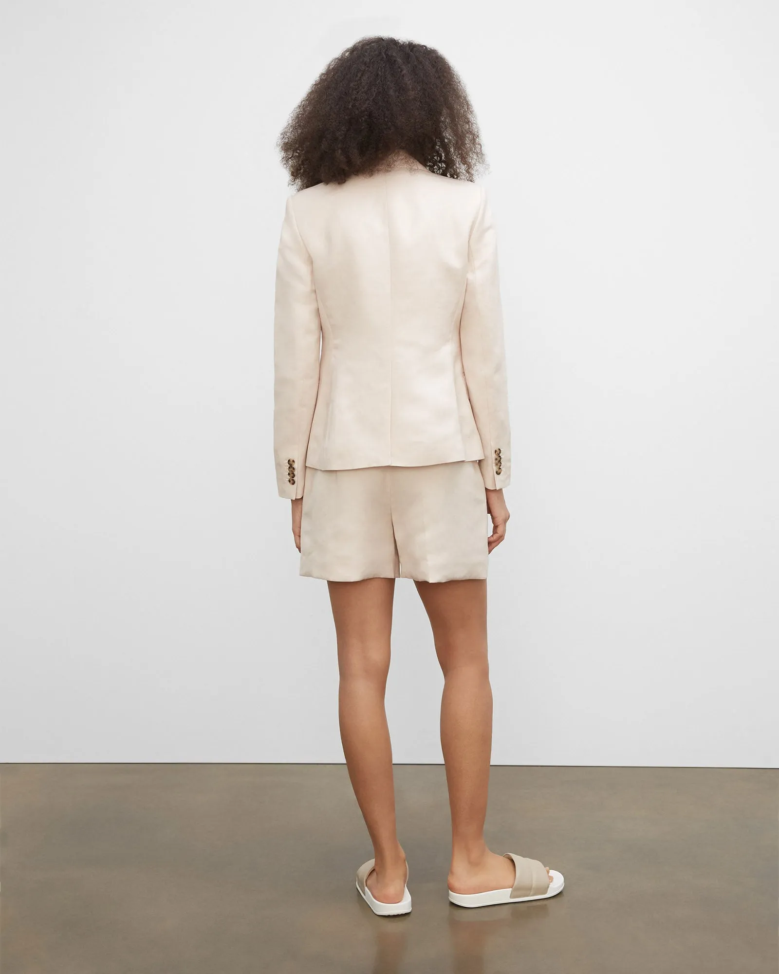 Classic Linen Blend Blazer