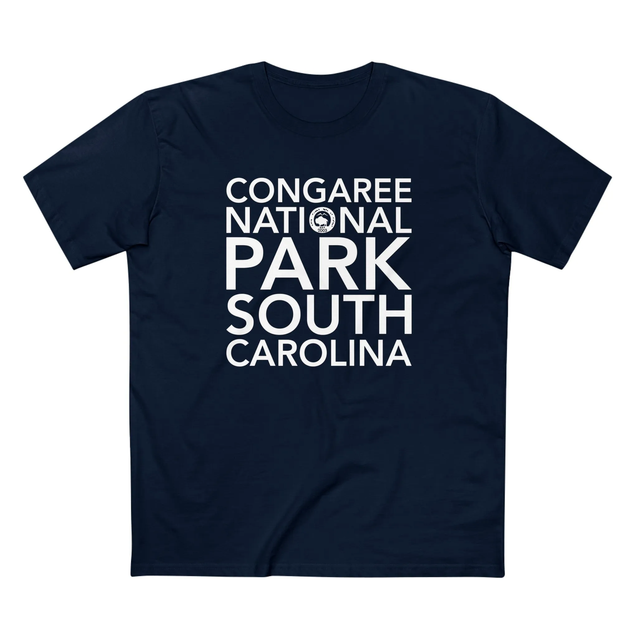 Congaree National Park T-Shirt Block Text