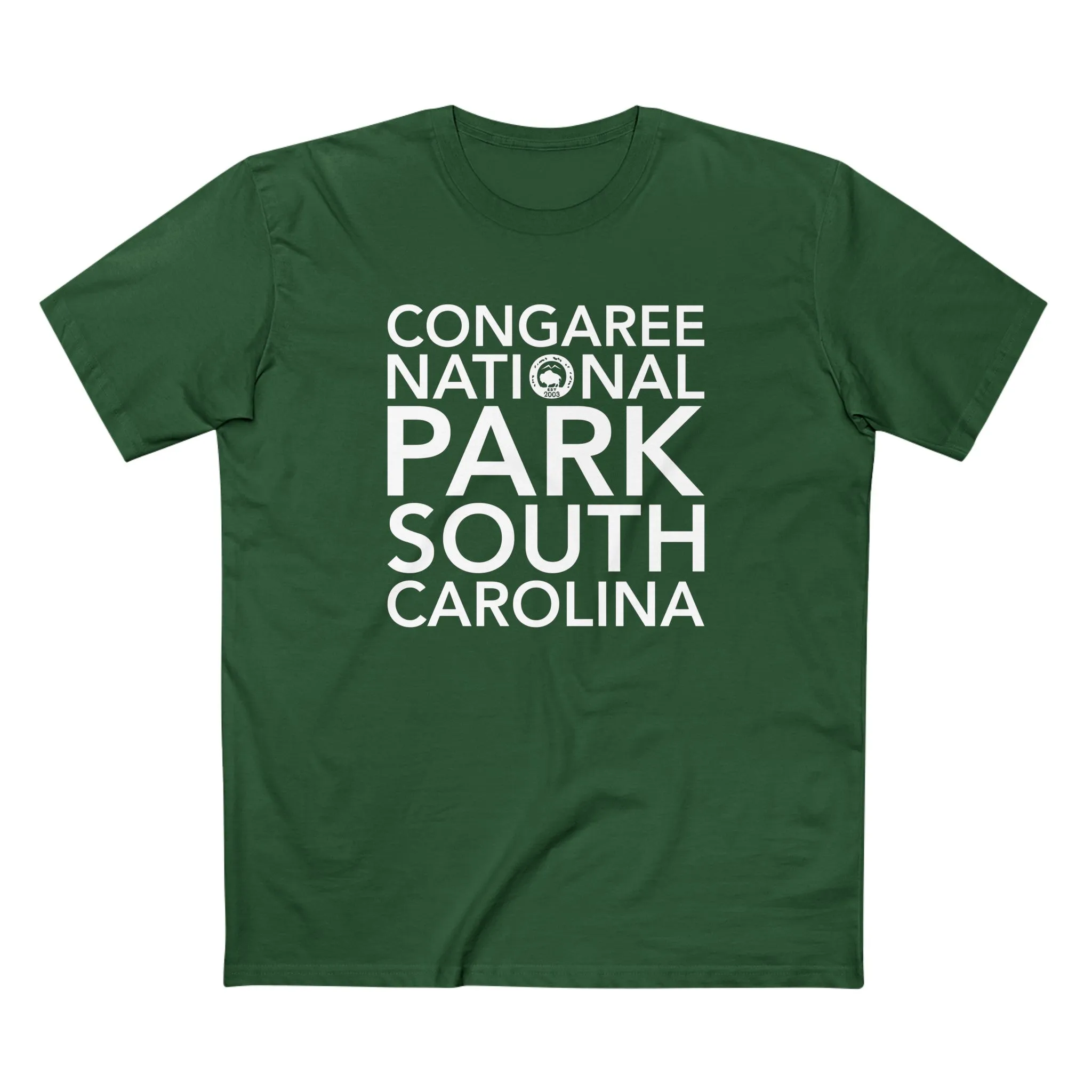 Congaree National Park T-Shirt Block Text
