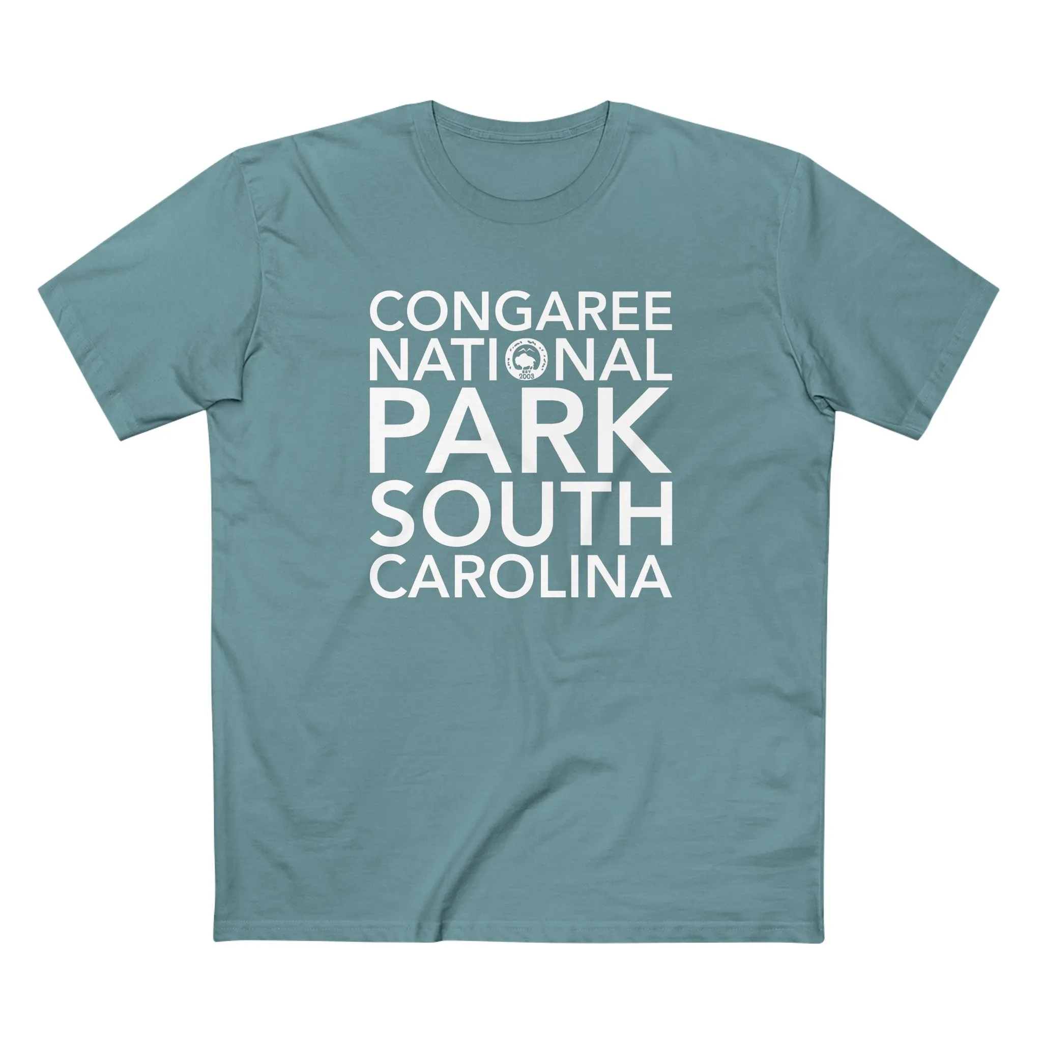 Congaree National Park T-Shirt Block Text