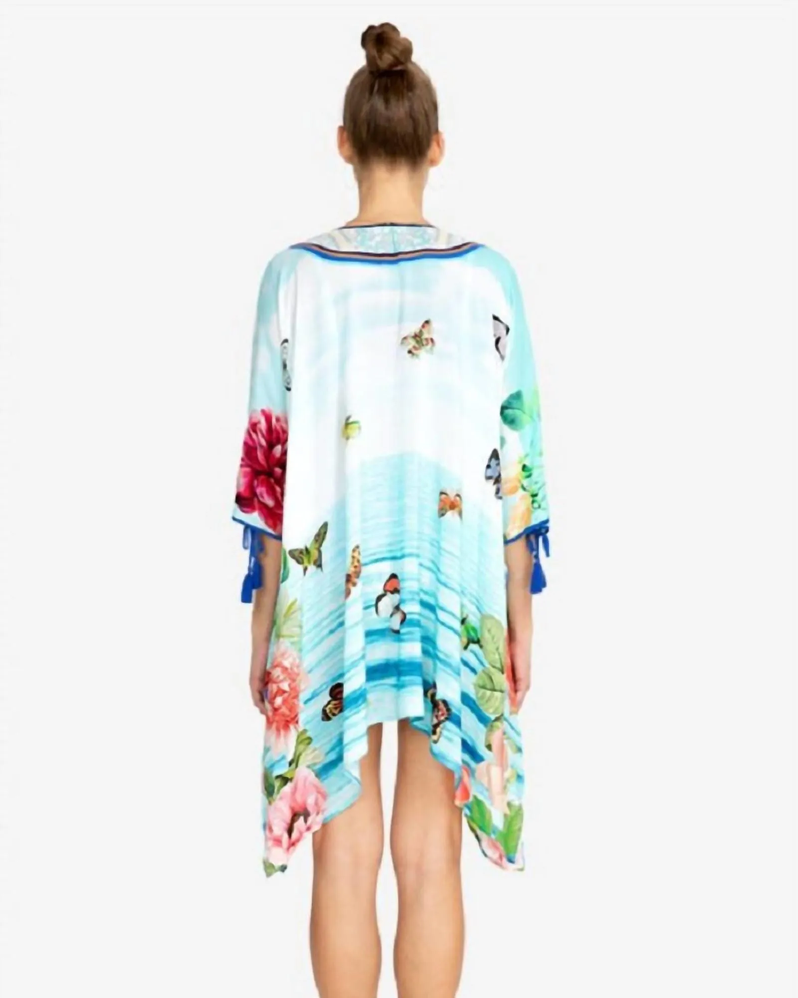 Costa Azul Short Kimono Cover Up in Multi | Multi