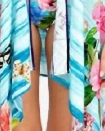 Costa Azul Short Kimono Cover Up in Multi | Multi