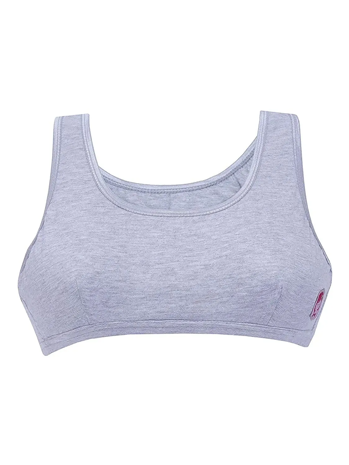 Double-Layer Broad Strap Cotton Yoga Bra | Non-Padded Bra for Young Women | Kitty Print & Solid Bra