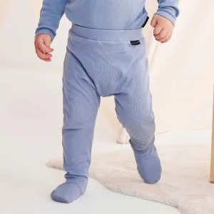 Drop Crotch Cotton Modal Legging Blue