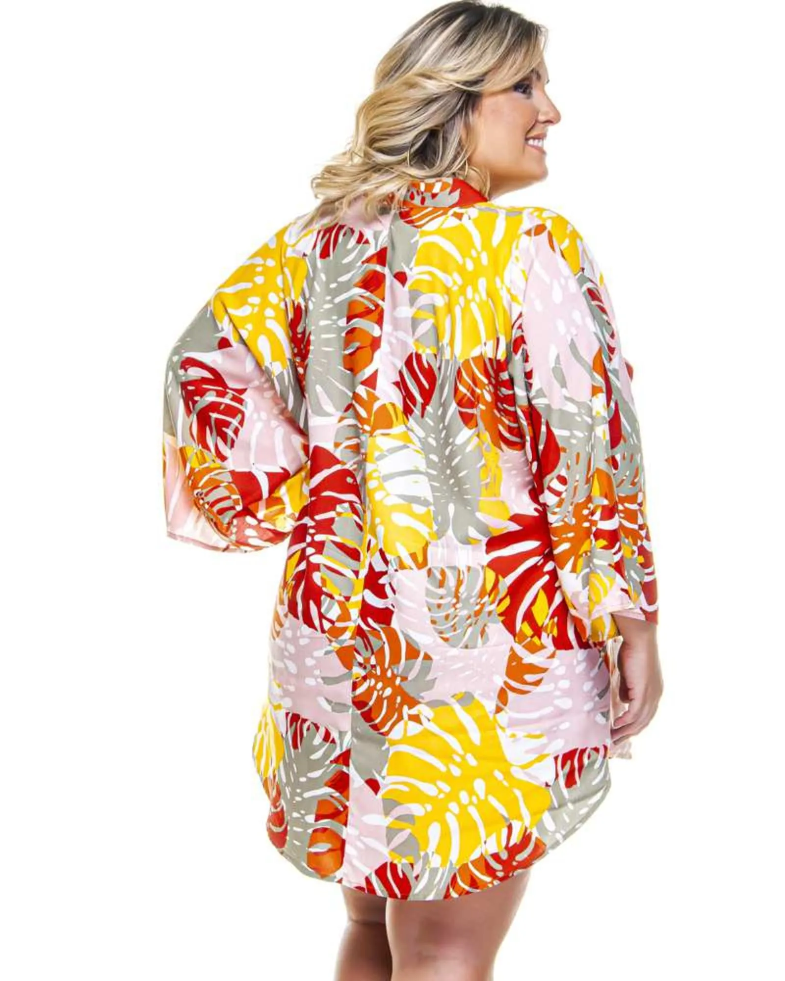 Elbow Sleeve Shirt In Marrocos Print | Morocco
