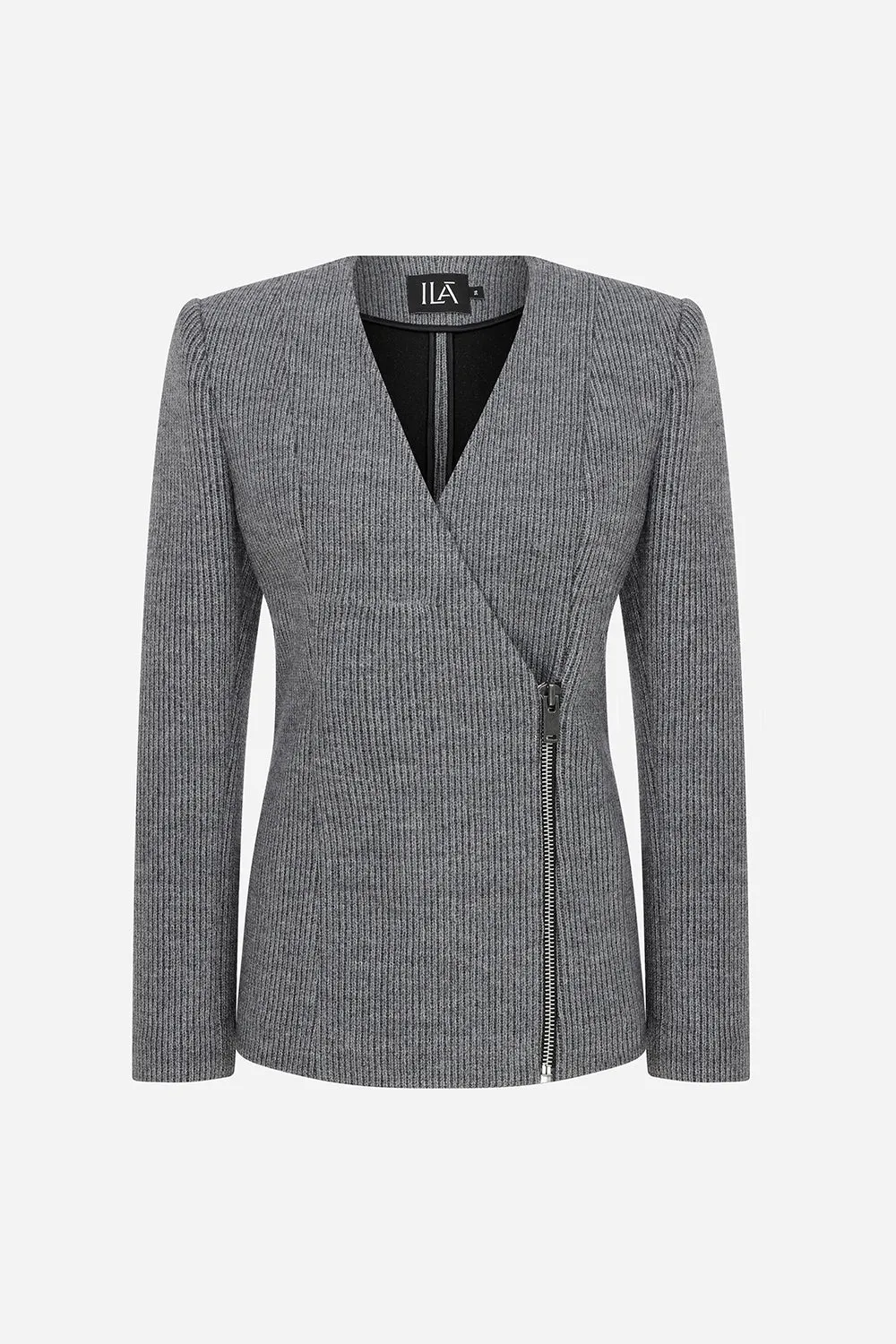Elena - Knitted Wool Blend Blazer