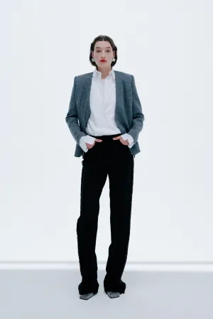 Elena - Knitted Wool Blend Blazer