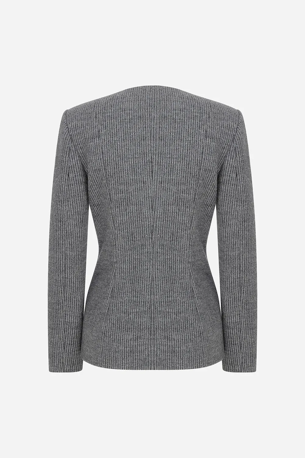 Elena - Knitted Wool Blend Blazer