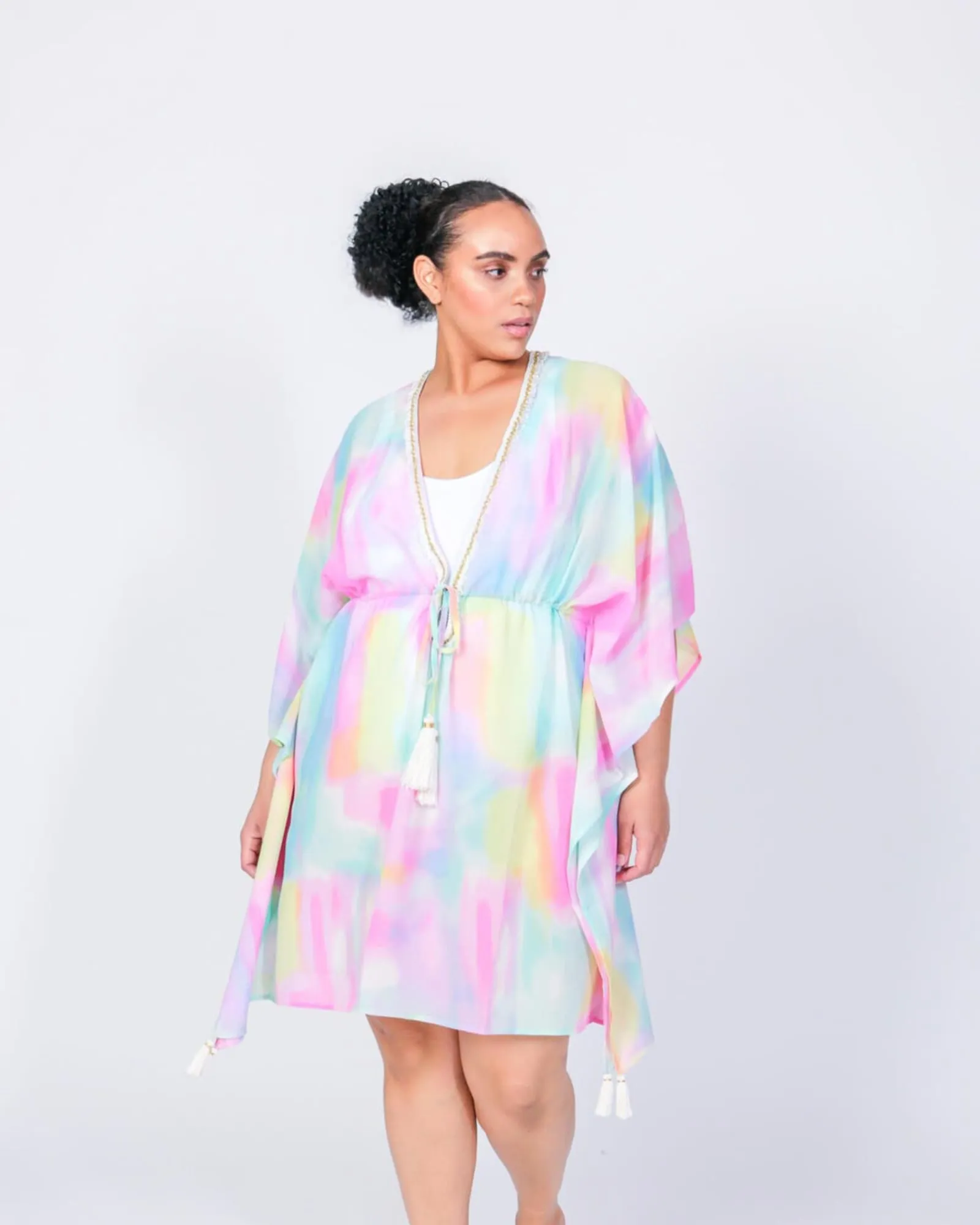 Flowy Sweets Cover Up | Watercolor Tie Dye