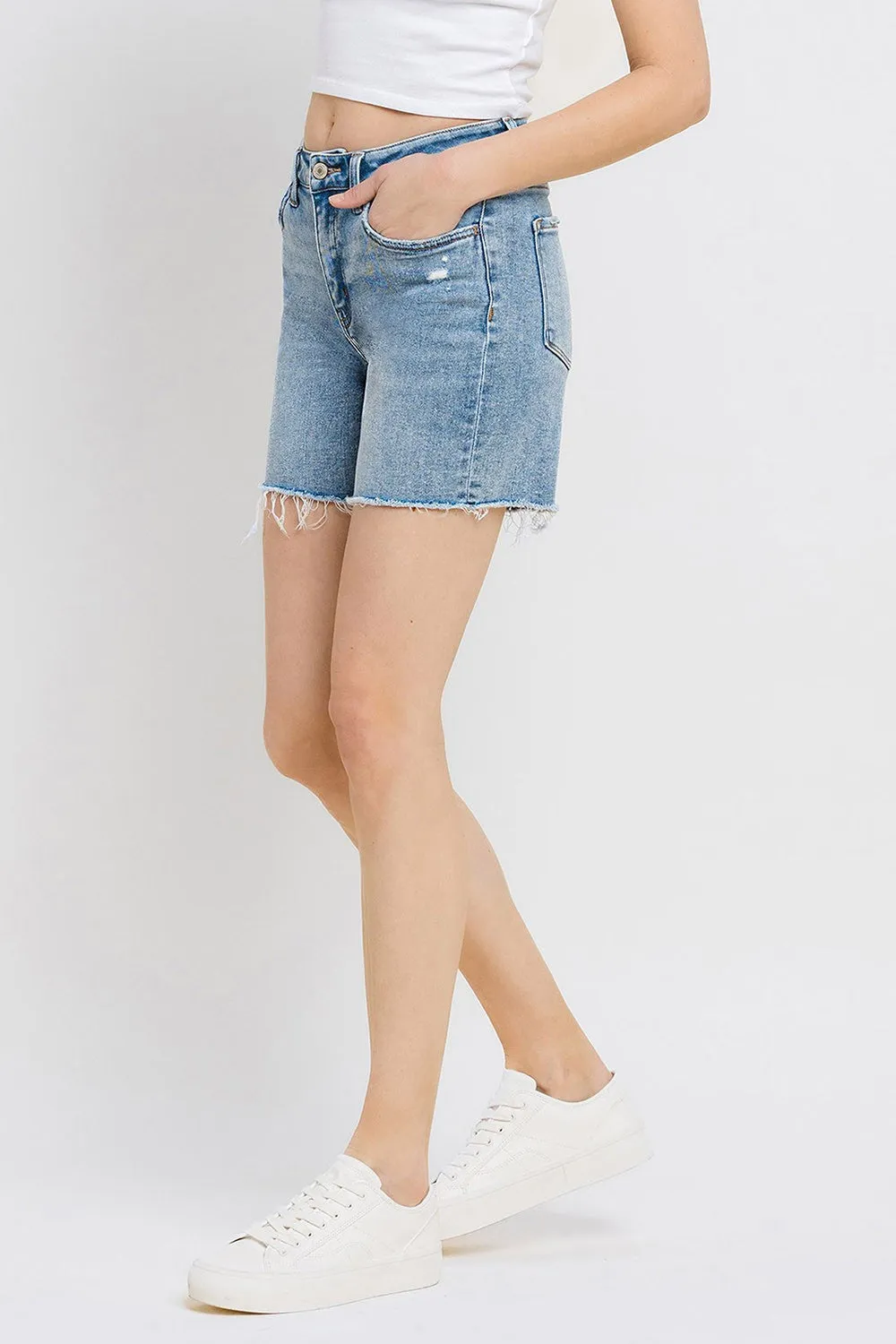Flying Monkey High Rise Midi Shorts