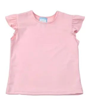 Funtasia Too Girls Angel Sleeve Athleisure Top - Pink
