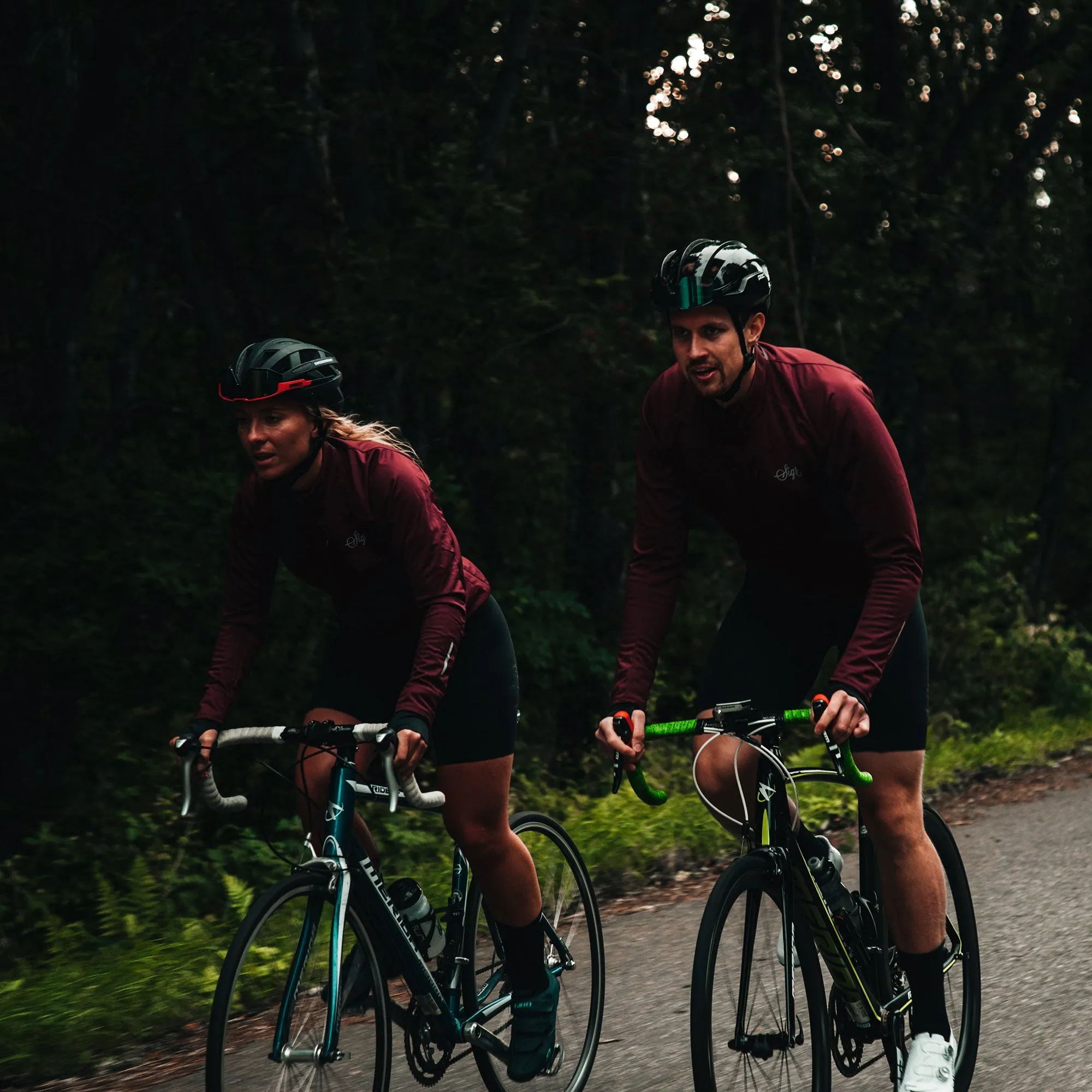 Gotlandsleden Tour Men's Deep Red Merino Softshell Cycling Jacket