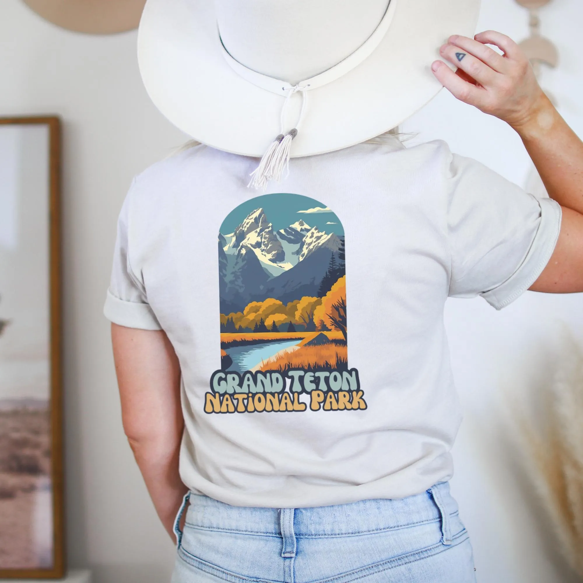 Grand Teton National Park Shirt US National Park | Hiking Shirt | Road Trip |