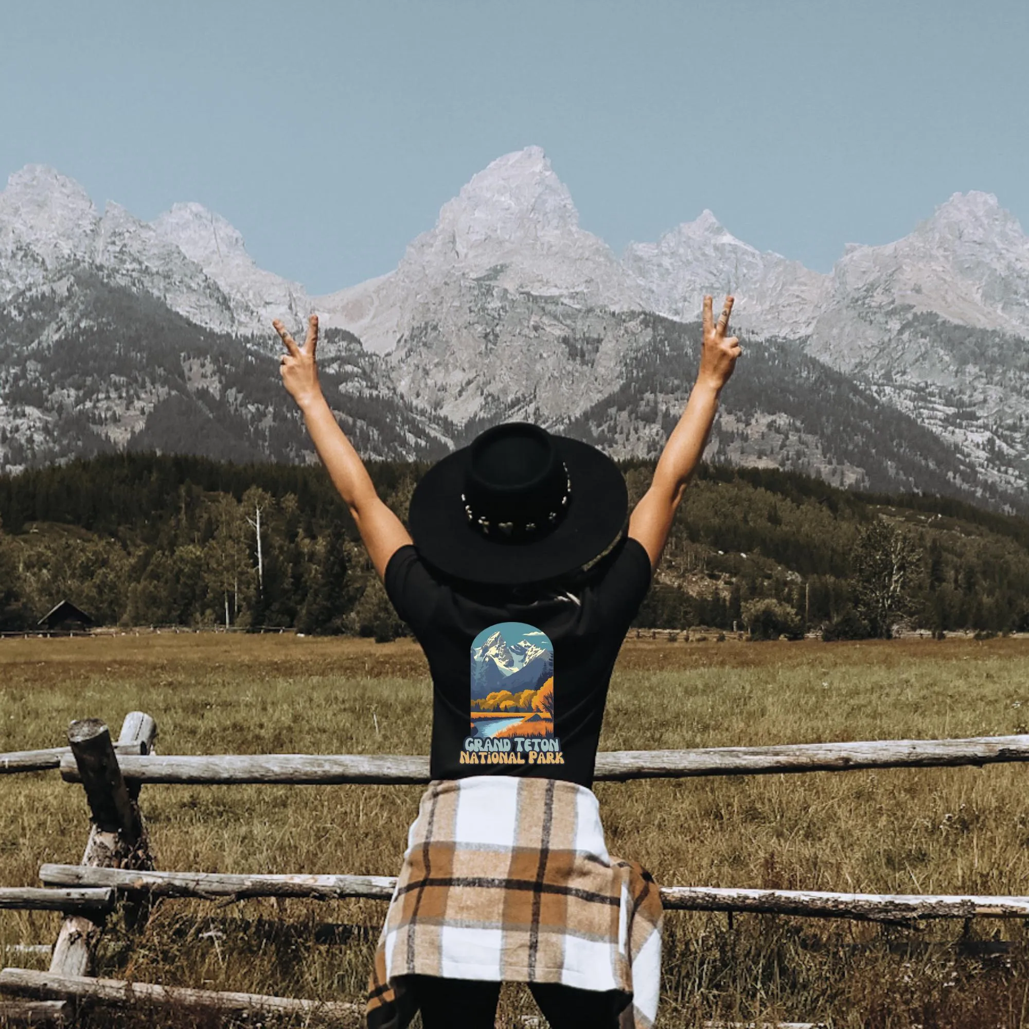 Grand Teton National Park Shirt US National Park | Hiking Shirt | Road Trip |