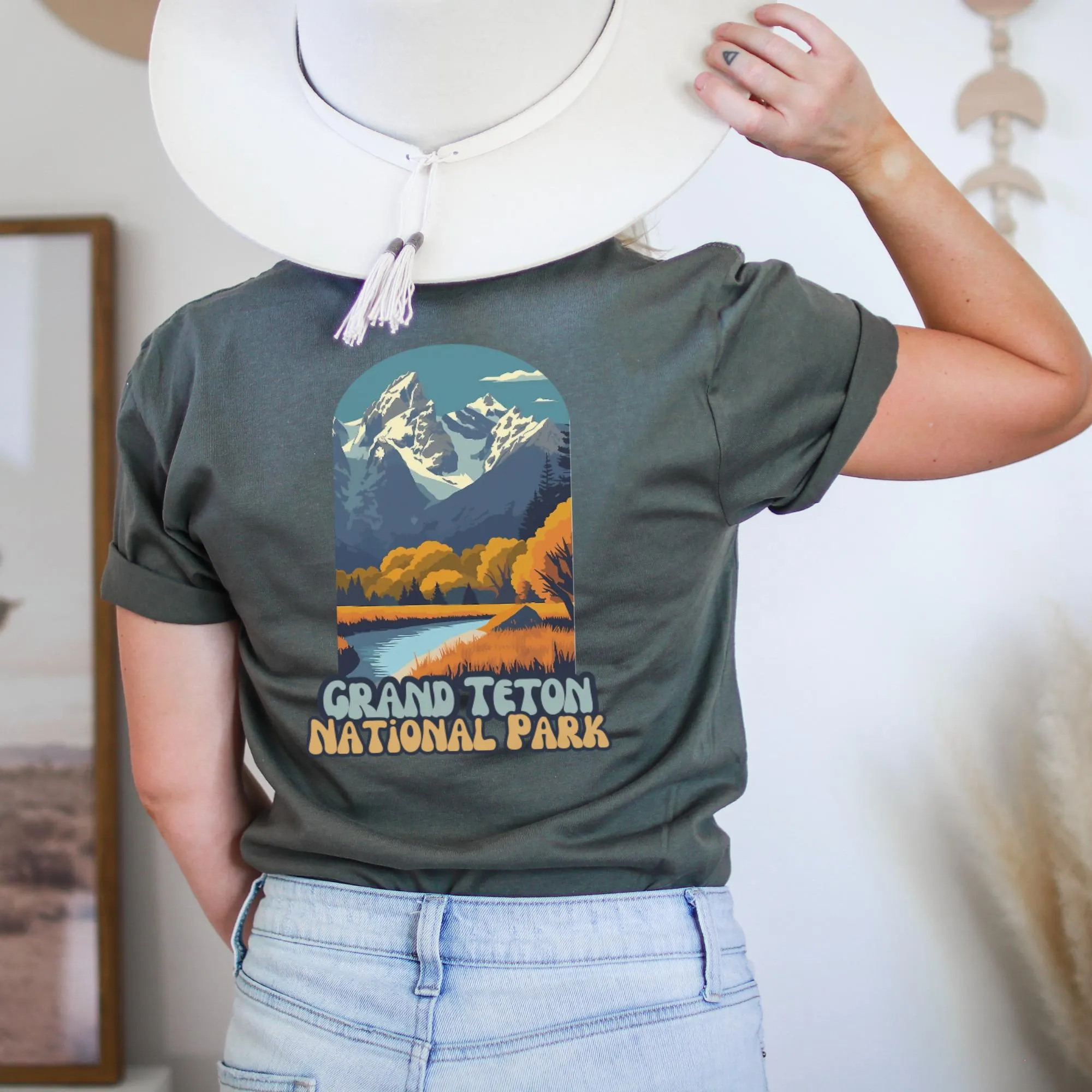 Grand Teton National Park Shirt US National Park | Hiking Shirt | Road Trip |