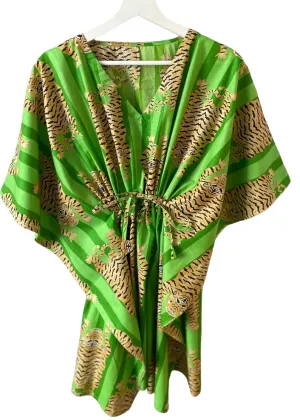 GREEN SAFARI - COTTON KAFTAN