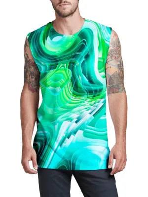 Green Schism Men's Muscle Tank