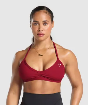Gymshark Minimal Sports Bra - Reps Red