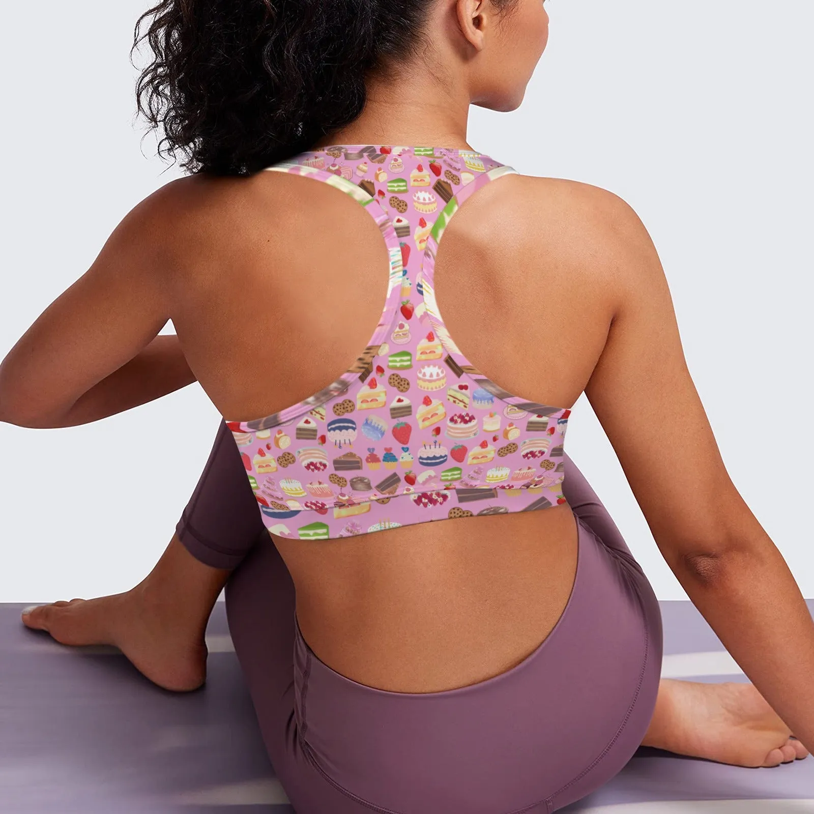 Happy Cake Pink Sports Top up to 5 XL (FWS)