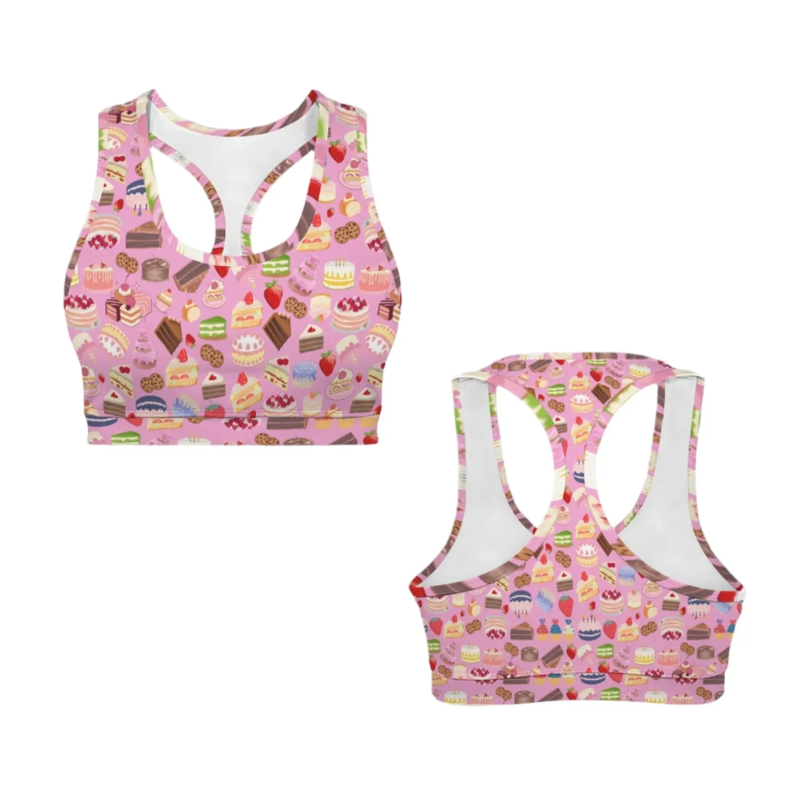 Happy Cake Pink Sports Top up to 5 XL (FWS)