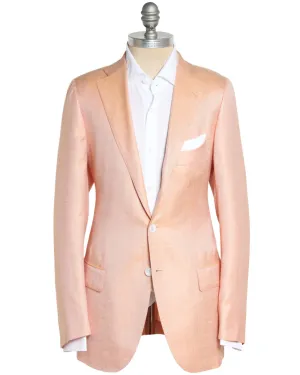 Heathered Sunset Orange Cashmere Blend Sportcoat