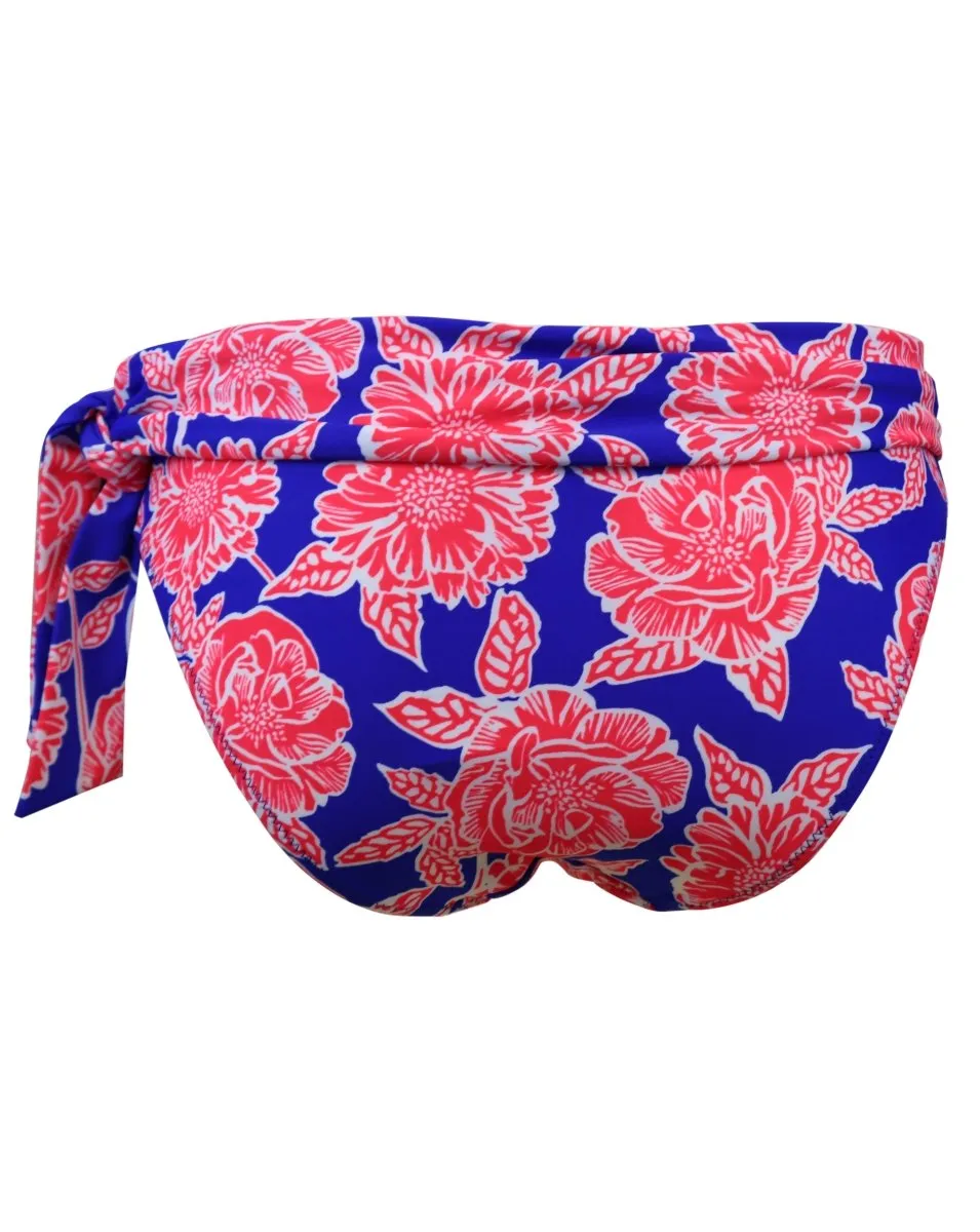 Heatwave Fold Over Tie Swim Brief Tropicana- 86003