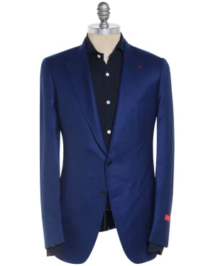 High Blue Cashmere Blend Solid Sportcoat