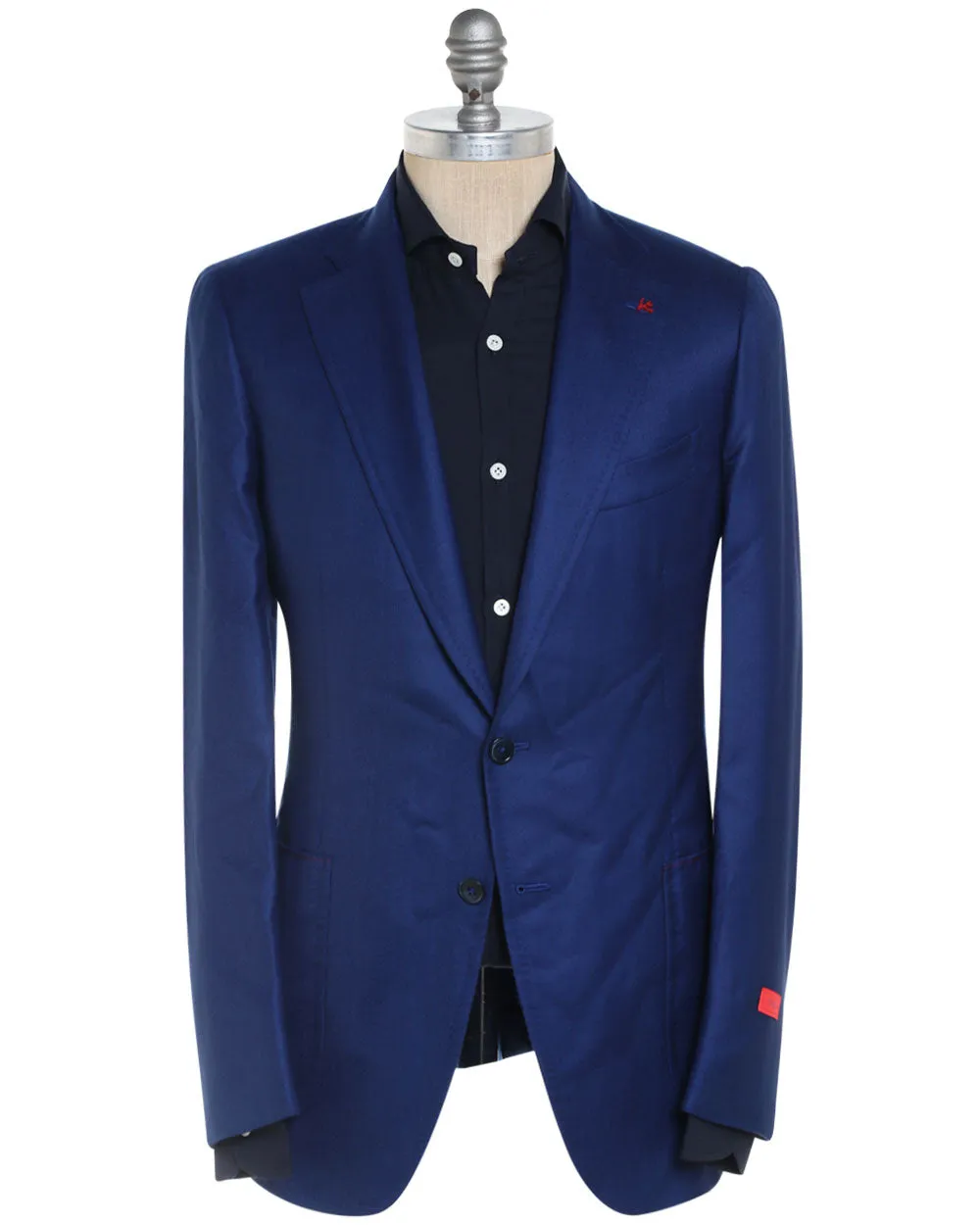 High Blue Cashmere Blend Solid Sportcoat