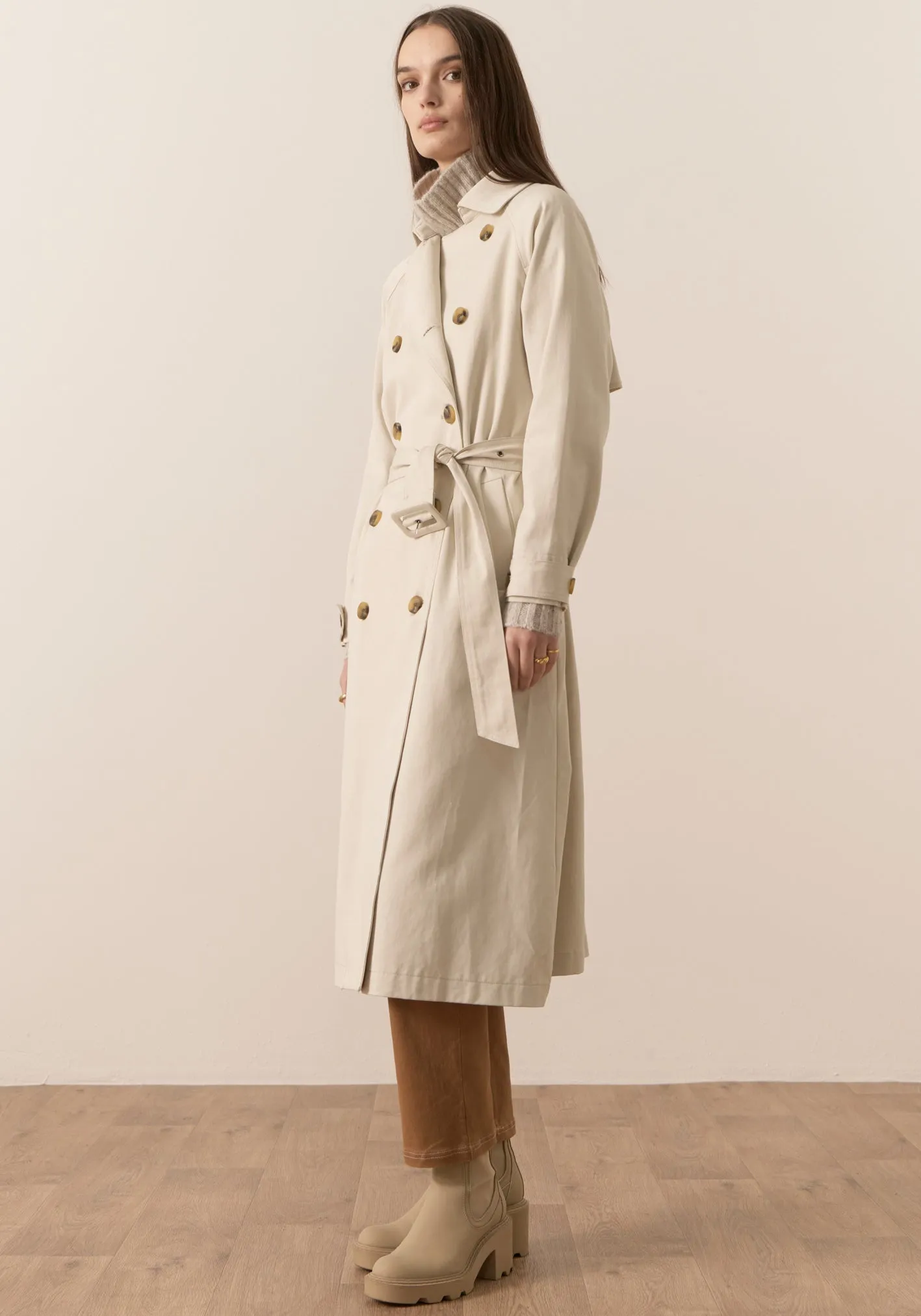 Holland Tencel Trench