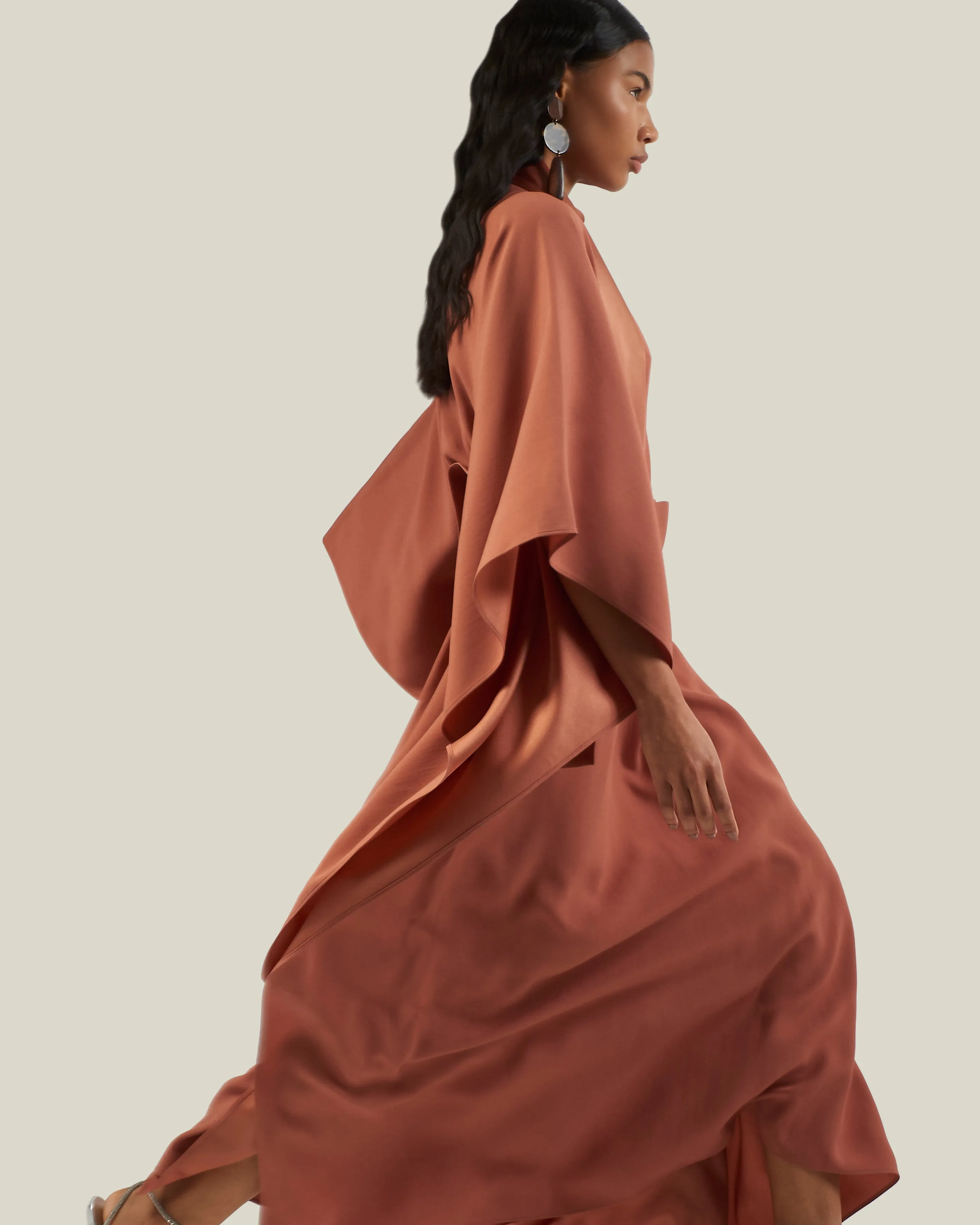 La Luna Kaftan in Terracotta