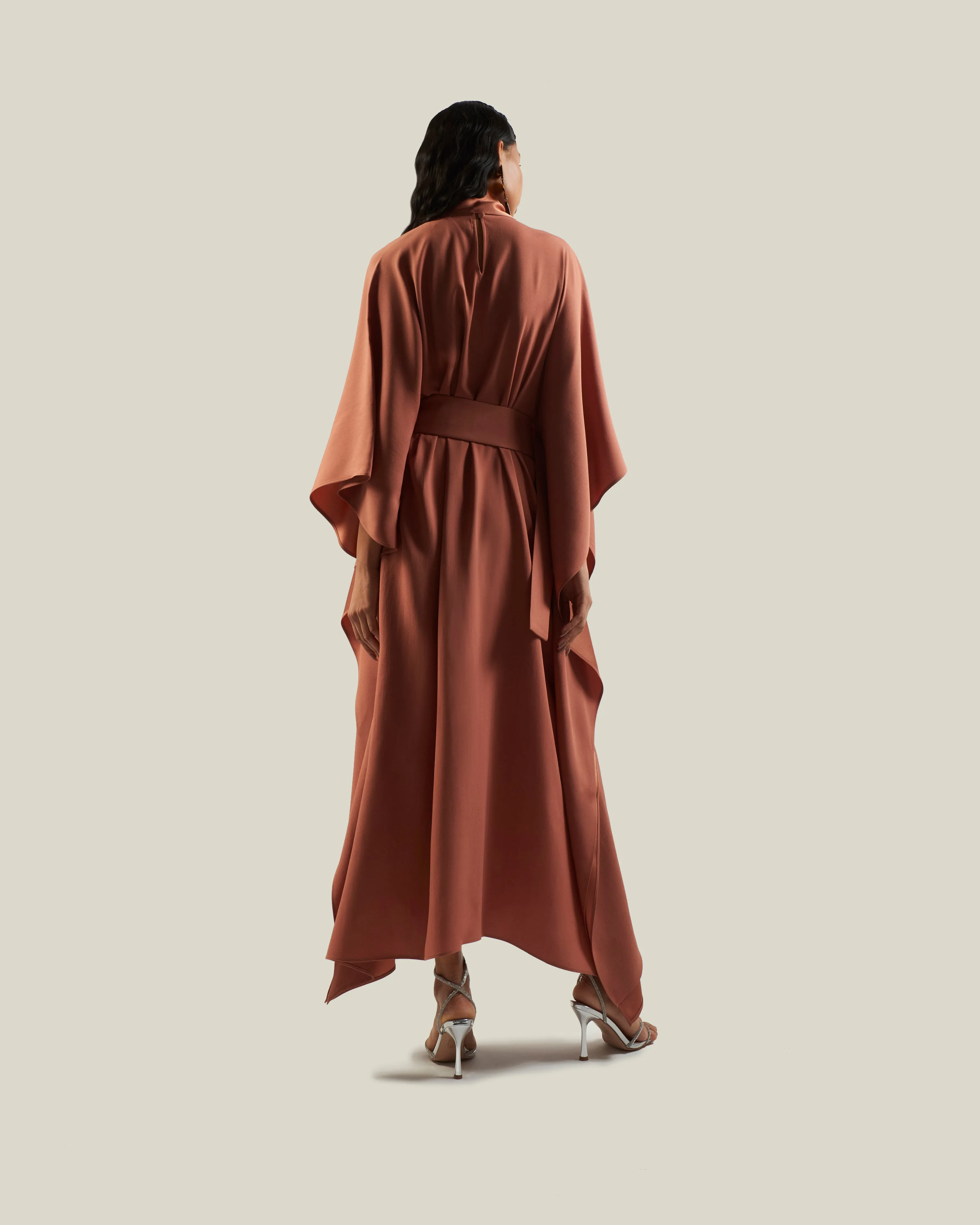 La Luna Kaftan in Terracotta
