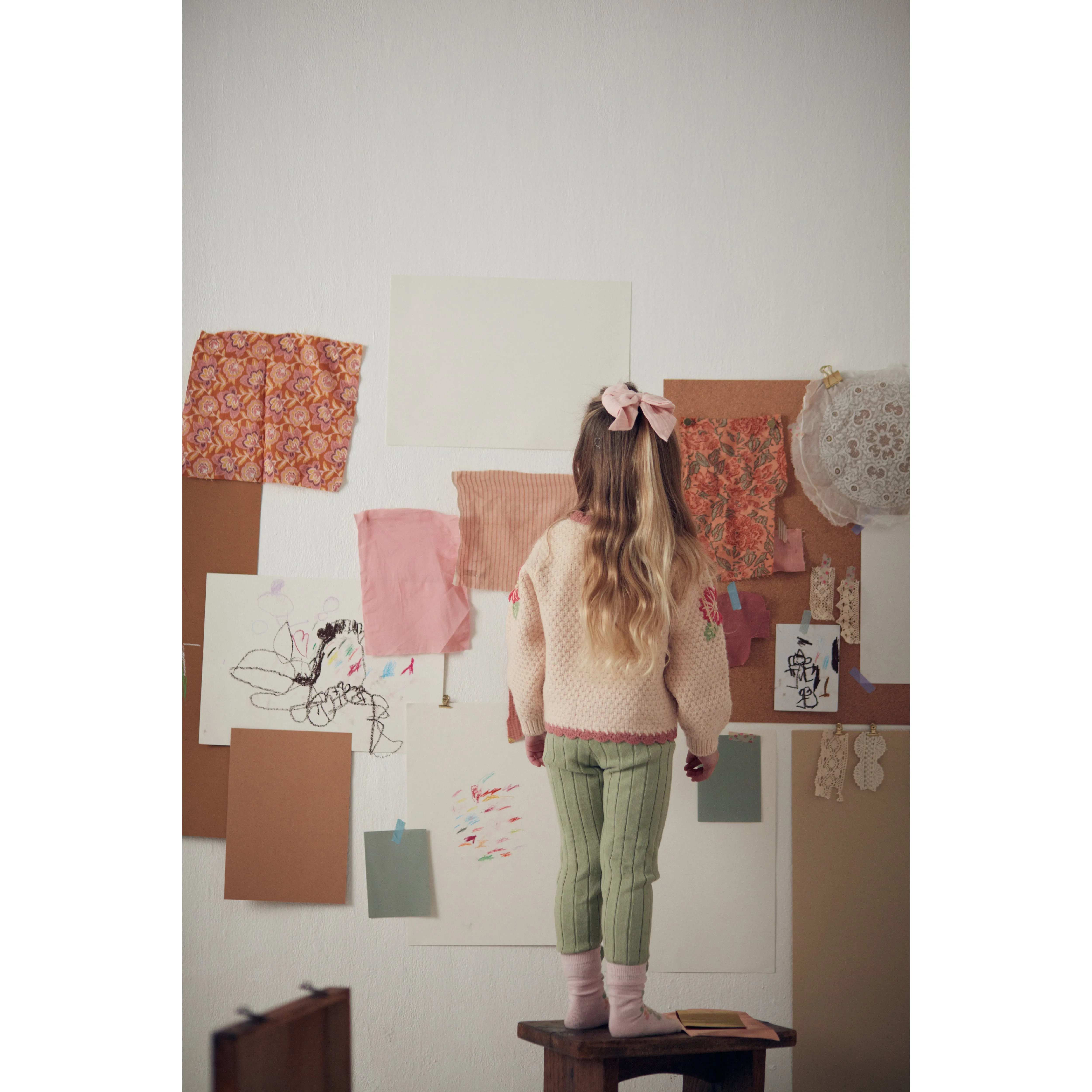 Louise Misha Leggings Moldavia - Cotton - Sauge