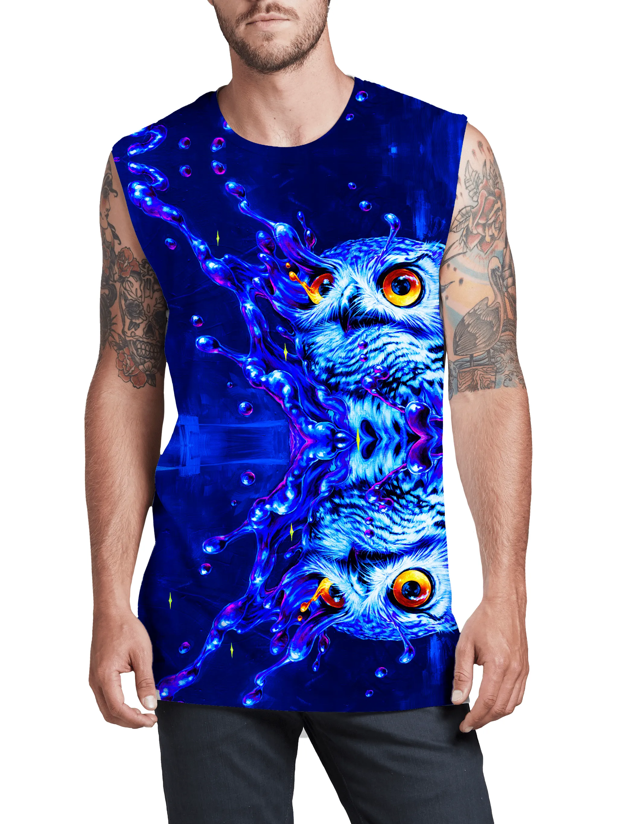 Lucid Owl Men's Muscle Tank